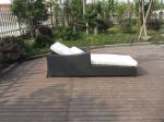 Hand-Woven Rattan Sun Lounger , Outdoor Garden Lounge Chair