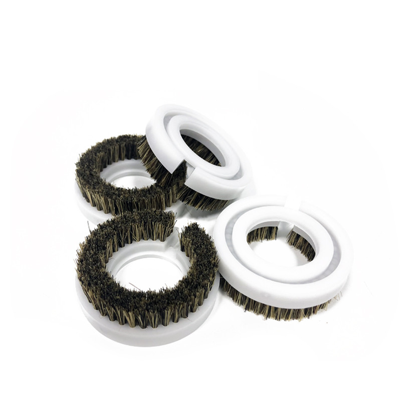 White Pressure Foot Cleaning Brush Soft Bristles For BTF Router Machine