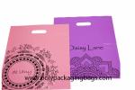 Clothes Packaging HDPE Plastic Die Cut Handle Bags
