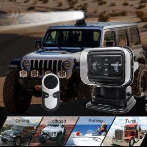 Quality 60W Led Spot Remote Control Marine Searchlights 50000hours Driving wholesale