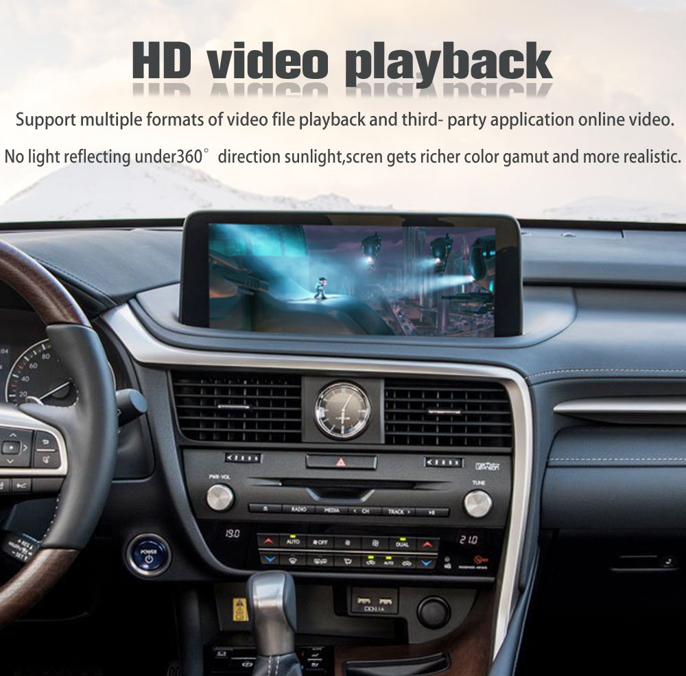 Viknav Car Radio For LEXUS RX (2020-2021)12.3 inch Auto Vertical Screen Wireless Carplay GPS Navigation Multimedia