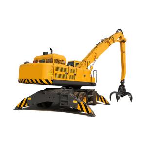 Quality Double Force Warehouse Hydraulic Material Handler For Recycling Plant 380V wholesale