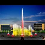 Pretty Scenery Floor Fountains Decoration Musical Outdoor