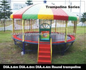 Quality Amusement Mobile Bungee Trampoline Galvenized Steel Pipes PP Material wholesale