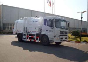 Quality Kitchen Waste Collection Truck 6cbm , Sealed Discharge / Pushing Discharge wholesale