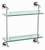 D52024 double towel bar bathroom accessory sanitary ware brass chrome luxury cheap bathroom living room hotel