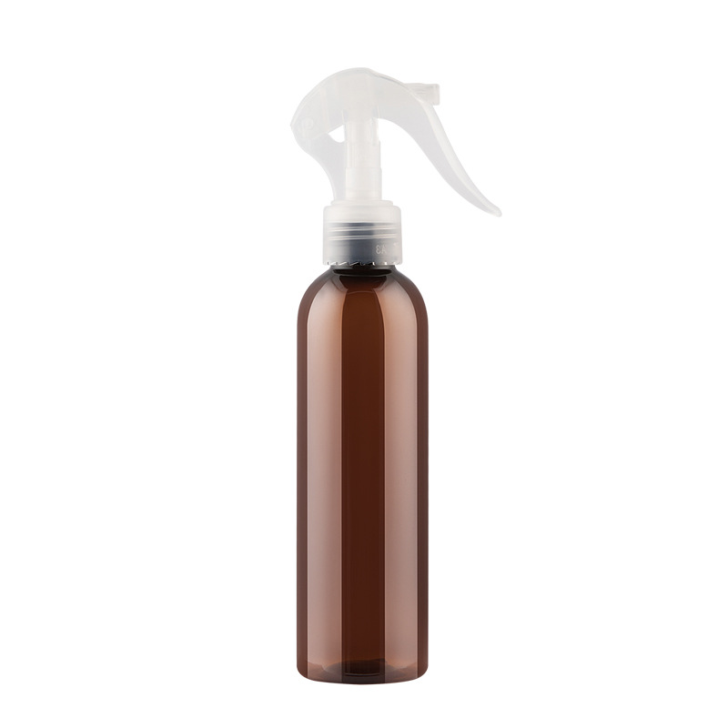 Wholesale hot selling customize 200ml cosmetic mouse water hair spray bottle plastic trigger room alcohol plastic spray bottle