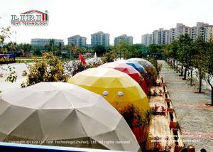 Quality Large Outdoor Oval Luxury Glamping Tents Custom Color CFM NFPA IFAI wholesale