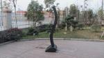 Black Strong Rattan Wicker Shower , Outdoor Beach Cane Shower