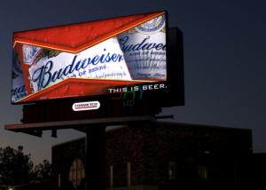 Quality Commercial Full HD Outdoor LED Billboard Displays P8 6500 dot / m2 wholesale