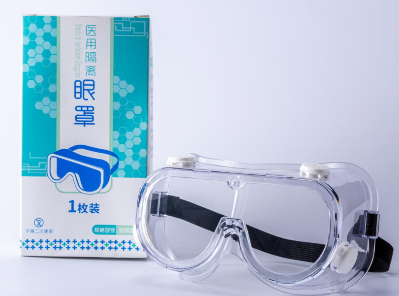 Fully Enclosed Anti Fogging Spitting Splash Medical Isolation Goggles 9126