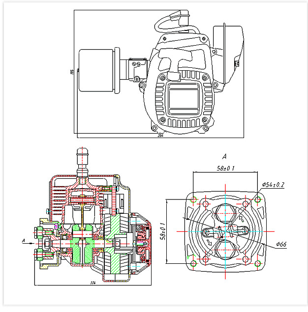 Lightweight Sinotruk Spare Parts Special Gasoline Engine For Aircraft / Ship Model