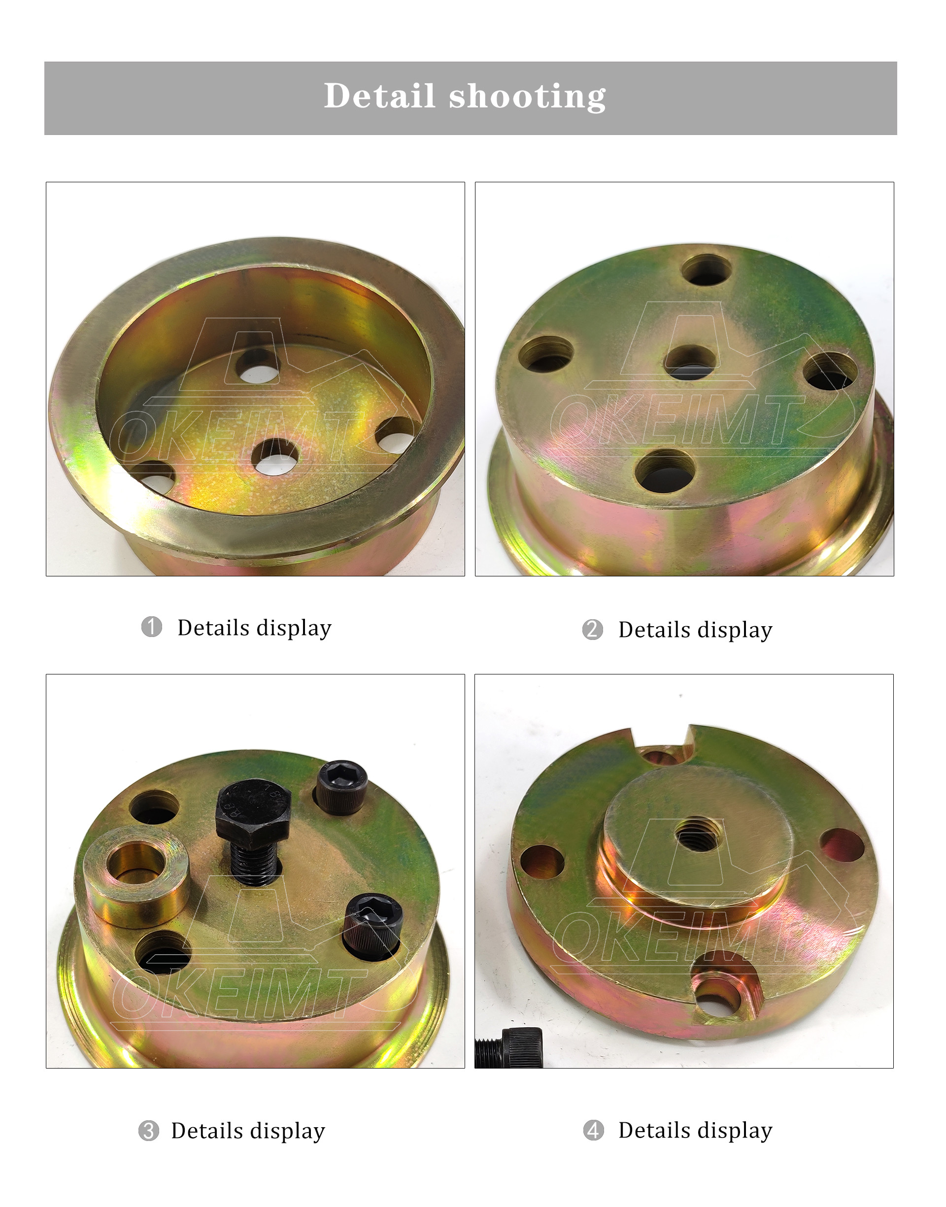 Excavator parts 6BG1 6WG1 4HK1 6HK1 S6K J05E J08E P11C Crankshaft Oil Seal Removal And Installation Tool 4JG1