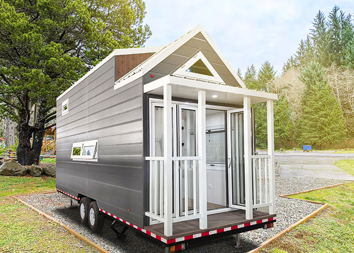 Towable Premade Tiny Homes On Trailer AS / US Light Steel Frame Kits