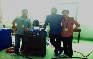 Quality Air Cooled Induction Heating Machine 80kW Digital Control For Pipe Pre-Heating wholesale