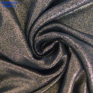 Quality F5308-TJ lady fashion polyester chiffon gold pressed finihsing wholesale