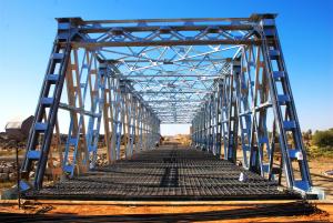 Quality 40-120m Deck Truss Bridge Pedestrian Truss Bridge Steel Beam Bridge wholesale