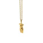 OEM 18in 18K Gold Plated Pendant Girls Jewelry Body Shape Necklace
