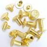 Buy cheap Custom Metal Stainless Steel Brass Titanium Binding Screw for Leather RoHs from wholesalers