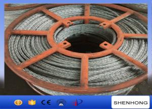 Quality 15mm Hexagon Galvanized Steel Wire Rope 12 Strands Anti Twisting wholesale
