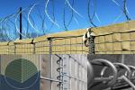 Square Hole High Tensile Strength Beige Geotextile Zinc-Coated Defensive Sand