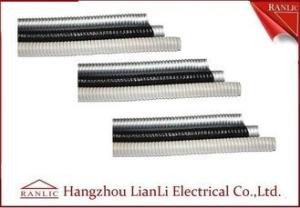 Quality Grey / Black Galvanized Steel Flexible Electrical Conduit with PVC Coated wholesale