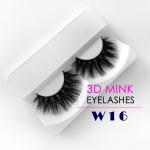 Black Natural Looking Fake Eyelashes , 25MM Length Thick False Eyelashes