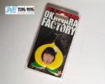 Funny Cute Yellow Music Keychain Key Chain ABS 3Pcs Battery