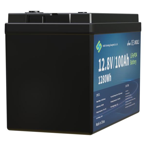 HERTZ 12100G Deep Cycle LiFePO4 Battery IP65 Waterproof Grade A LiFePO4 Battery