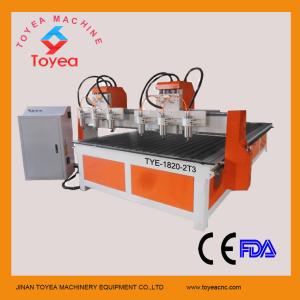 Quality Wood Craft CNC Router machine with two heads,6 spindles TYE-1820-2T3 wholesale