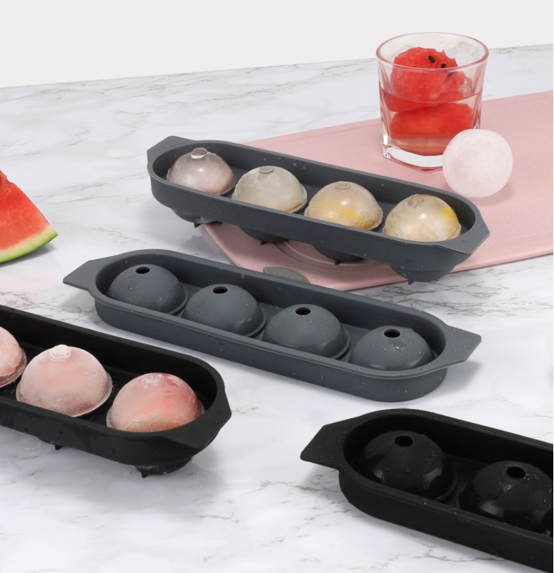 Silicone Round Ice Cube Ball Drinking Wine Tray Bar Ice ball Maker Mold Sphere Mold for Party Festival