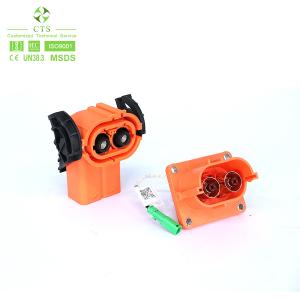 Quality 2pin 125A 150A HV PA66 Electric Vehicle Battery Connector Plug / Socket wholesale