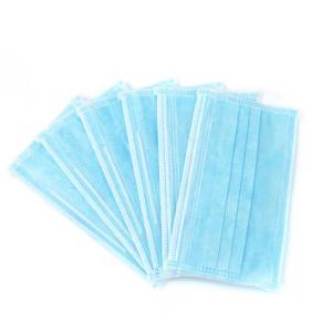 Quality Three Layer Disposable Face Mask Non Woven Fabric Material Anti Virus wholesale