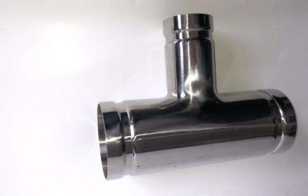 304 304L 316 316L Stainless Steel Reducing Tee Fitting , Grooved Reducing Pipe
