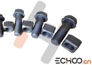Quality Shantui Bulldozer Track Nuts And Bolts , D155 Stainless Steel Nuts And Bolts wholesale