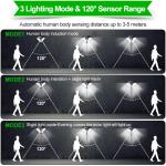 Garden Street 120° PIR ETL CQC Solar Powered LED Wall Light
