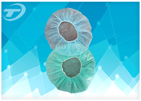 Medical Disposable PP non-woven bouffant round cap 21" /24"