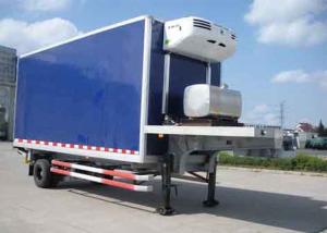 Quality 30 Foot 1 Axles Refrigerated Cargo Trailer , Transport Refrigerated Box Trailer wholesale