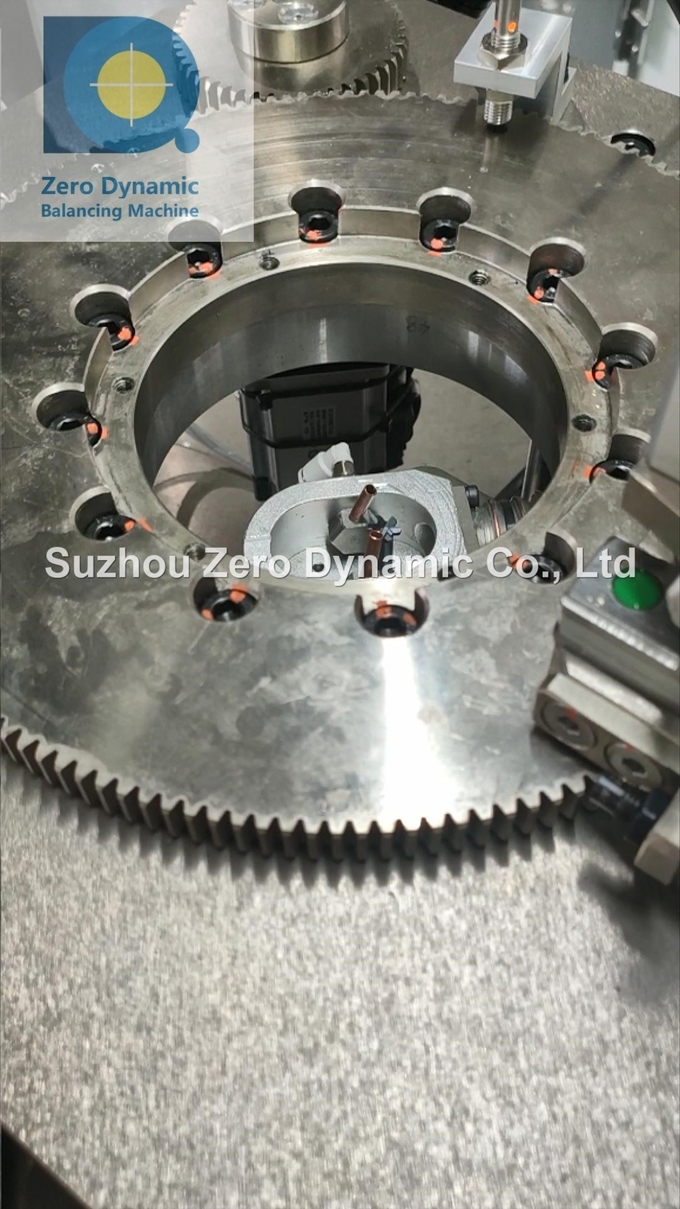 Brushless Plastic Fan Blade Automatic Balancing Machine, Two-station Axial Cooling Fan Double-plane Balancing Machine