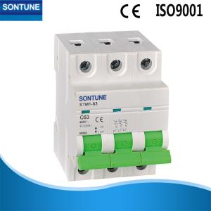 Quality 3 Pole MCB Circuit Breaker Electrical Micro Circuit Breaker Din Rail IEC60898 Standard wholesale