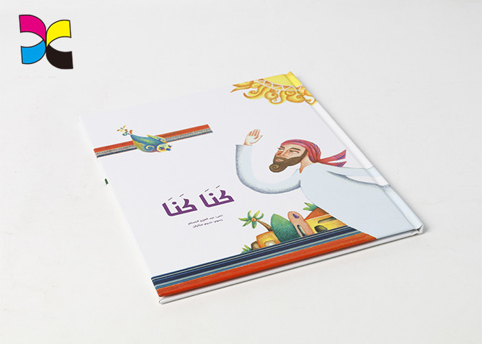 Full Color Book Binding Printing Services / Custom Hardcover Book Printing