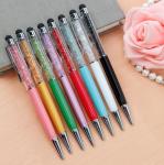 Gift promotionMetal pen,unique Metal crystal ballpoint pen with Stylus
