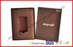 Special Brown Paper Sleeve Electronics Packaging , Promotion Gift Packaging for