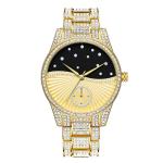 3ATM Exquisite Alloy Quartz Watch 200g Luxury Ladies Diamond Silver