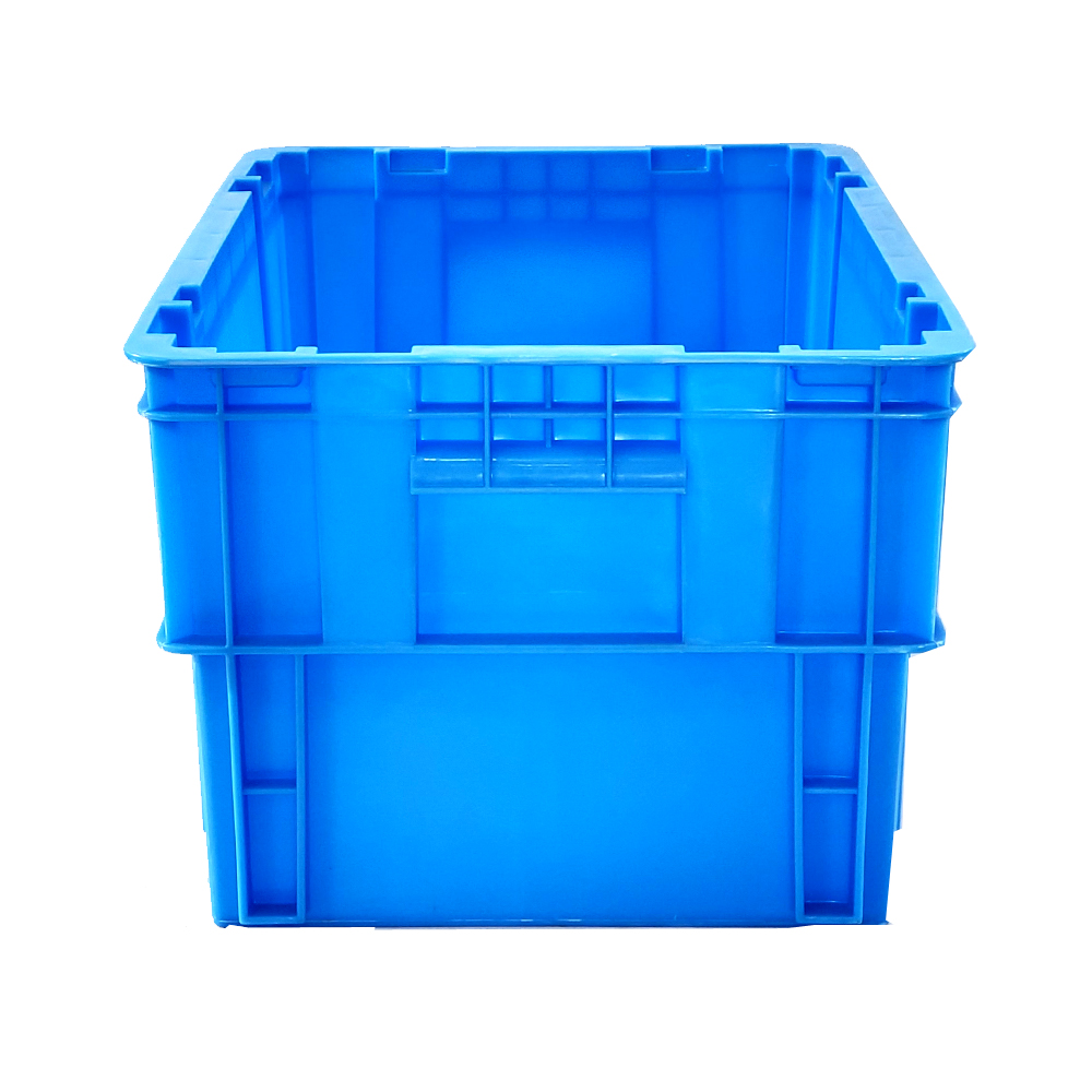 Solid Box Style Logistic Transport PP Plastic Moving Crate Soft Drink For Industrial Storage