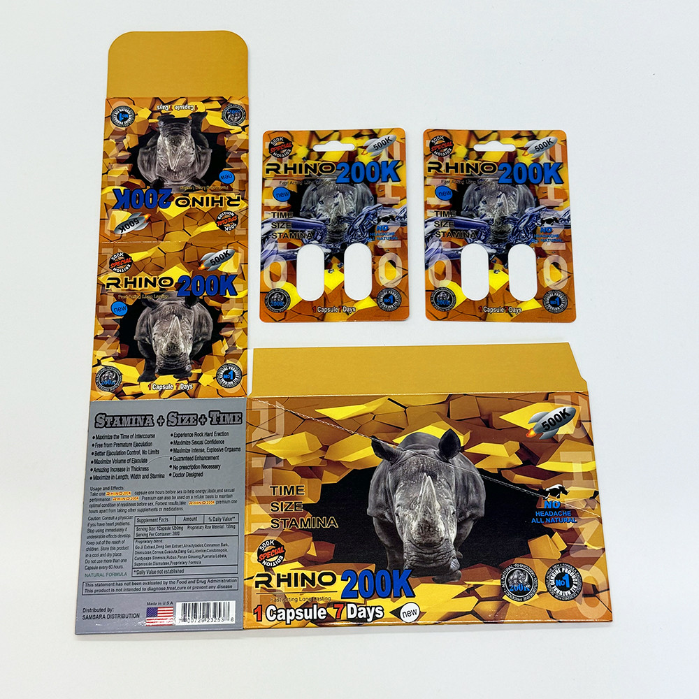 Customized Options Paper Boxes For Packing Rhino 69 In A Cool Place