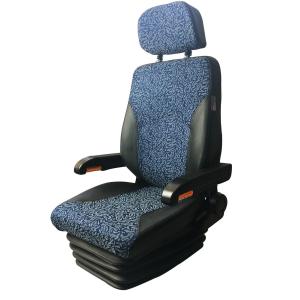 Quality Fabric Static Seats Coal Heavy Equipment Replacement Seats Blue Black wholesale
