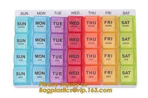 week pill box 7 day Medicine Pill box for health care,Customized logo Hot sales