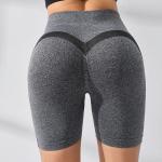 Fitness pants women's stretch tight tight buttocks abdominal cinch pants quick
