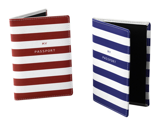 Travel Printing PU Passport Cover Leather Embossed Logo Personalised Passport Wallet